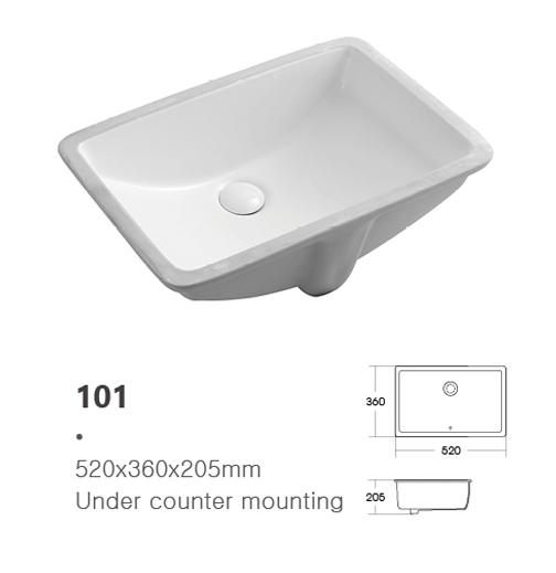 Under counter wash basin